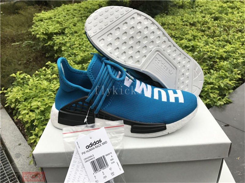 Original Pharrell x adidas NMD Human Race Blue BB0618